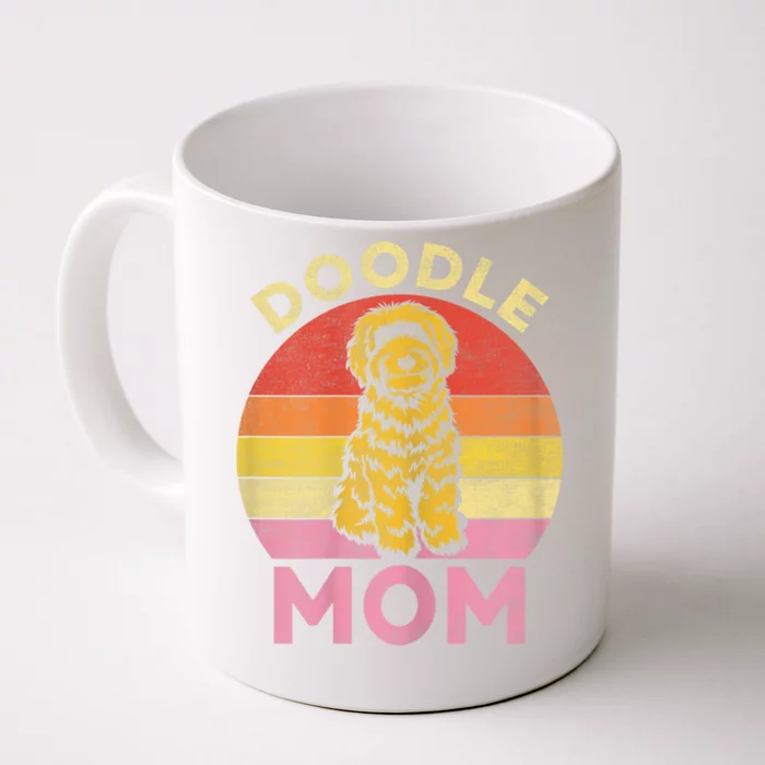 Womens Doodle Mom Aussie Doodle & Goldendoodle Mothers Day Mama Front & Back Coffee Mug