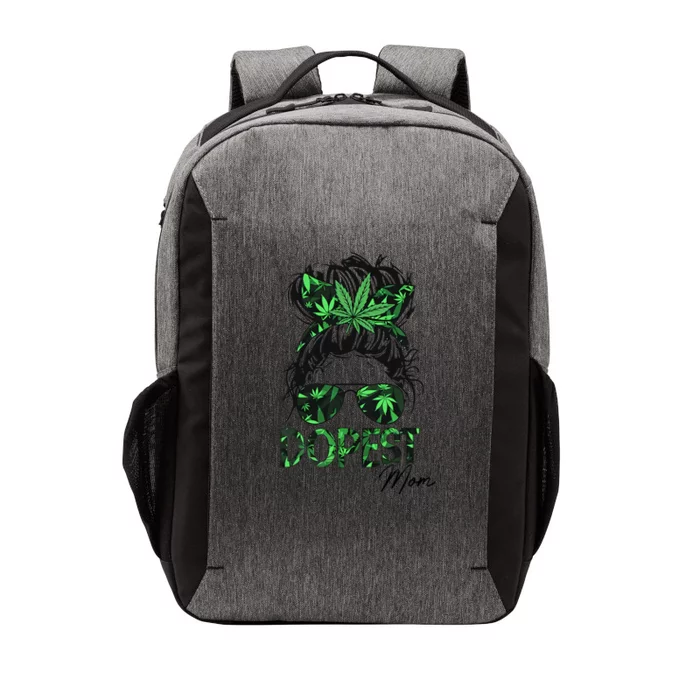 Worlds Dopest Mom Weed 420 Day Cannabis Funny Vector Backpack