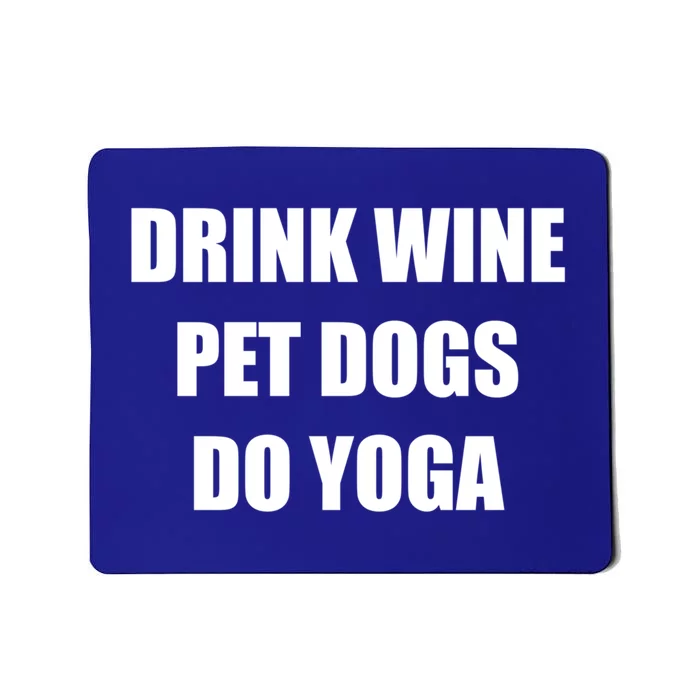 Wo Dog Mom Yoga Lover Lover Funny Gift Mousepad