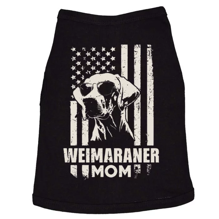 Weimaraner Dog Mom American Pride Doggie Tank