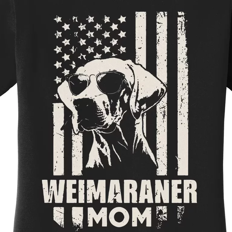 Weimaraner Dog Mom American Pride Women's T-Shirt