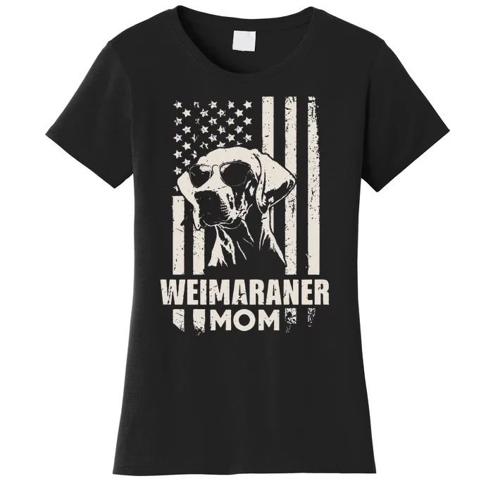 Weimaraner Dog Mom American Pride Women's T-Shirt