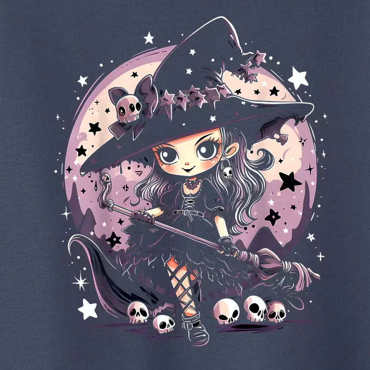 Witchs Delight: Mesmerizing Halloween Graphic Toddler T-Shirt