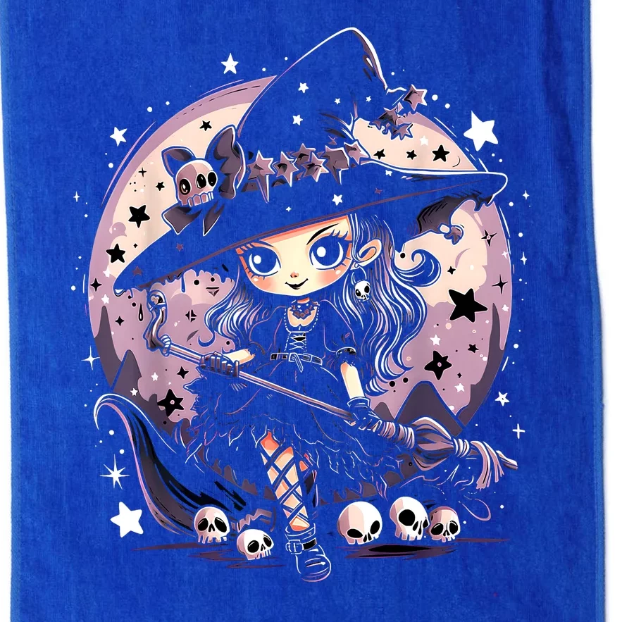 Witchs Delight: Mesmerizing Halloween Graphic Platinum Collection Golf Towel