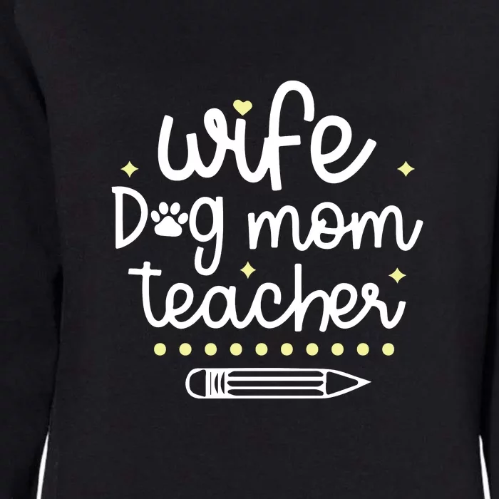 Wife Dog Mom Teacher Mother's Day Gift Womens California Wash Sweatshirt