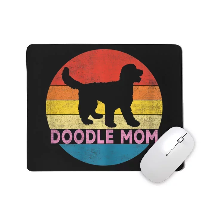 Wo Doodle Mom Cute Goldendoodle Dog Owner Mothers Day Mama Wife Mousepad