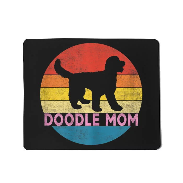 Wo Doodle Mom Cute Goldendoodle Dog Owner Mothers Day Mama Wife Mousepad