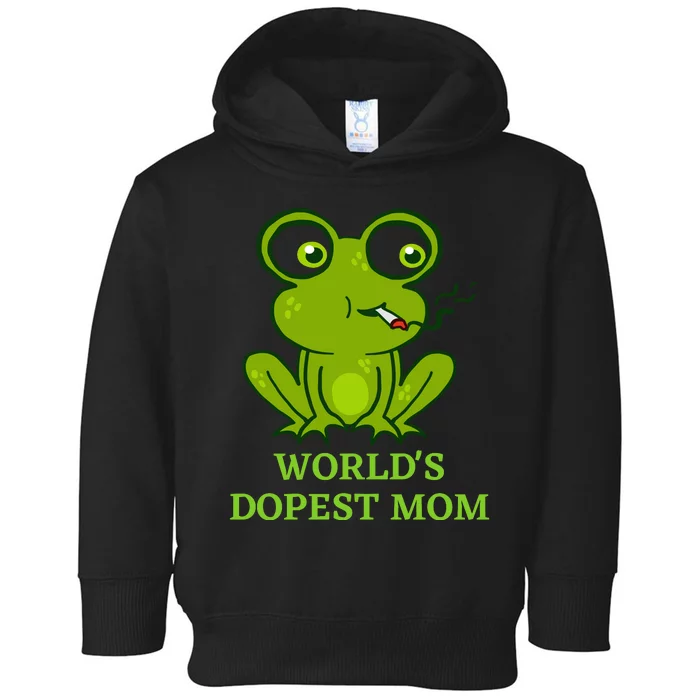 Worlds Dopest Mom Toddler Hoodie