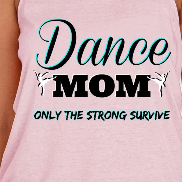 Wo Dance Mom Ballet Ballerina Hip Hop Tap Dance Gift Women's Knotted Racerback Tank