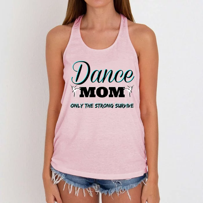 Wo Dance Mom Ballet Ballerina Hip Hop Tap Dance Gift Women's Knotted Racerback Tank