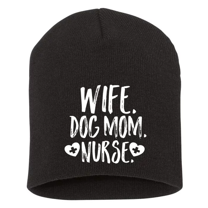 Wife Dog Mom Nurse Shirt Owner Lover Mother's Day Gift Son Short Acrylic Beanie