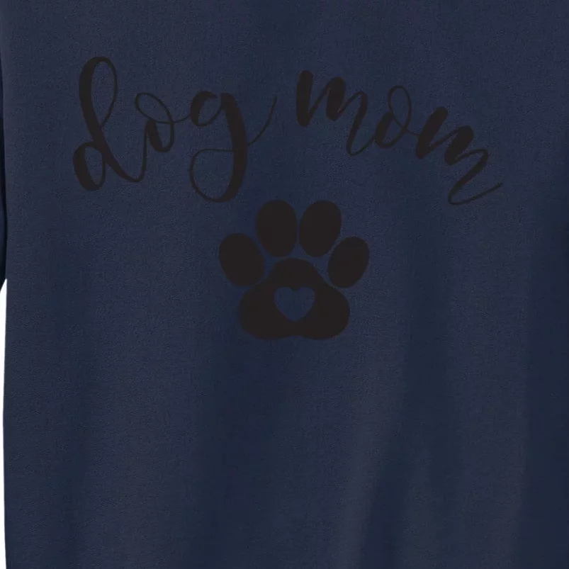 Womens Dog Mom Gifts For Women Graphic Tee Cute Puppy Paw Print Tall Sweatshirt