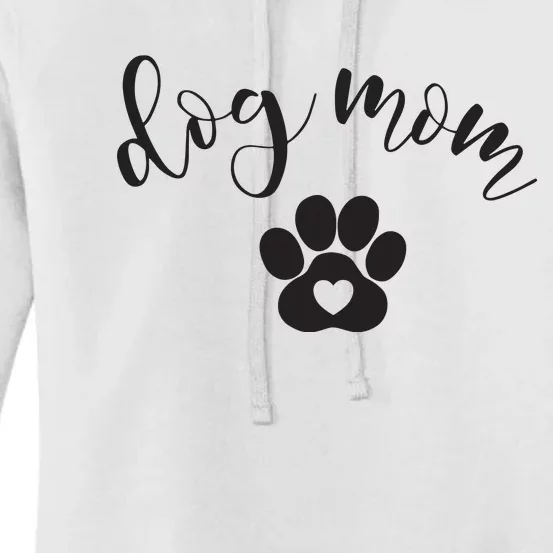 Womens Dog Mom Gifts For Women Graphic Tee Cute Puppy Paw Print Women's Pullover Hoodie