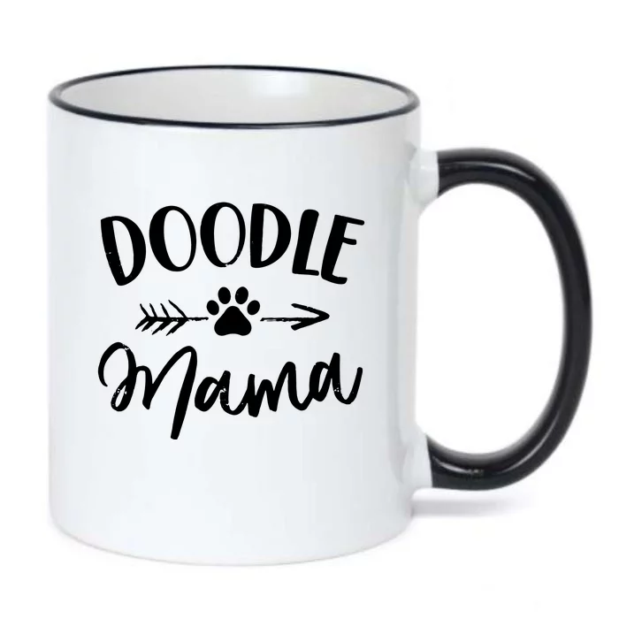 Womens Doodle Mama GoldenDoodle Labradoodle Lover Pet Owner Dog Mom Black Color Changing Mug