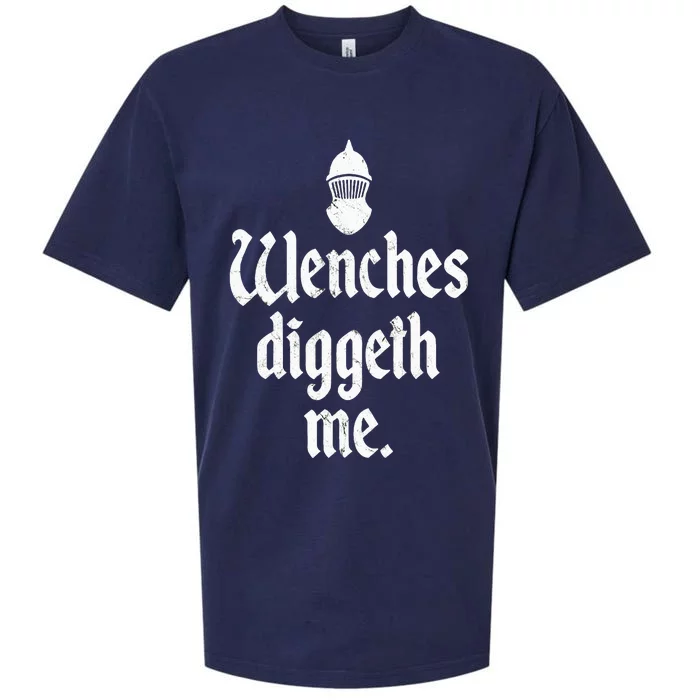 Wenches Diggeth Me Funny Renaissance Fair Medieval Festival Sueded Cloud Jersey T-Shirt