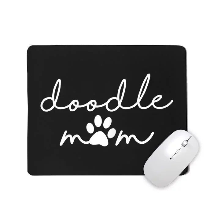 Wo Doodle Mom Labradoodle Bernedoodle Goldendoodle Mama Wo Mousepad