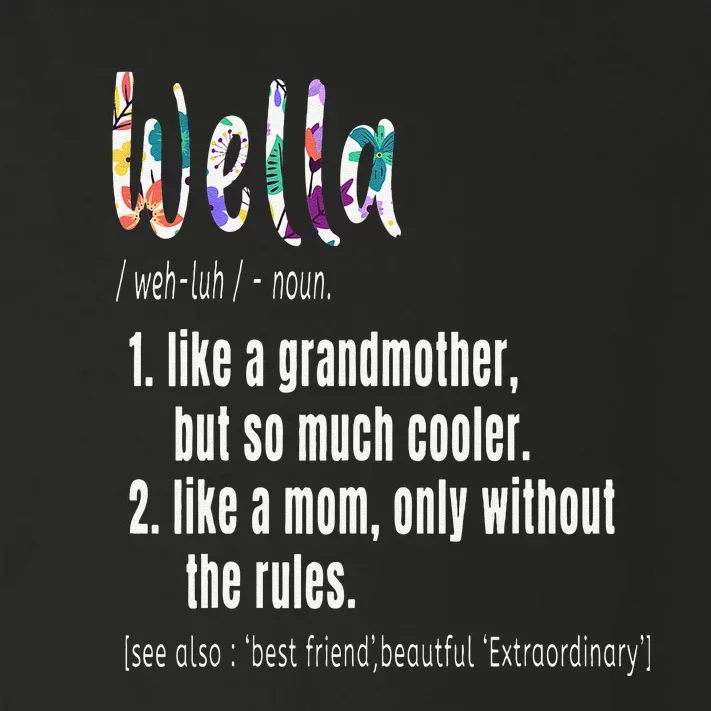 Wella Definition Mother's Day & Birthday Gift Grandmother Toddler Long Sleeve Shirt