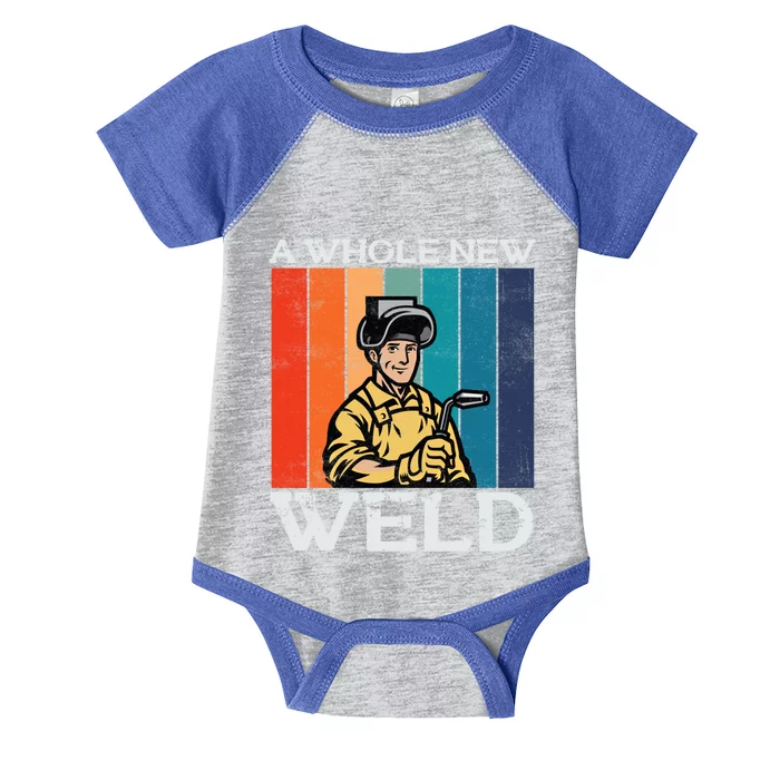 Welder Dad National Welding Month Weld Equipt Welding Meaningful Gift Infant Baby Jersey Bodysuit