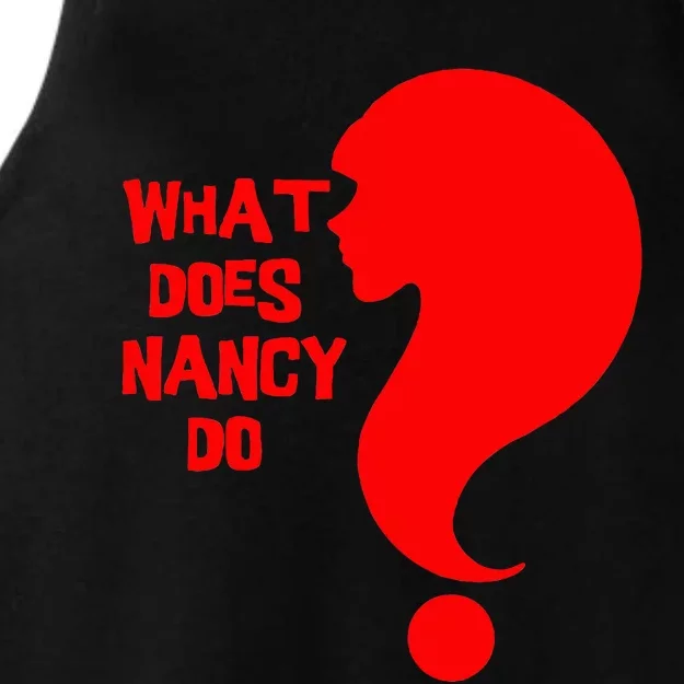 What Does Nancy Do Ladies Tri-Blend Wicking Tank