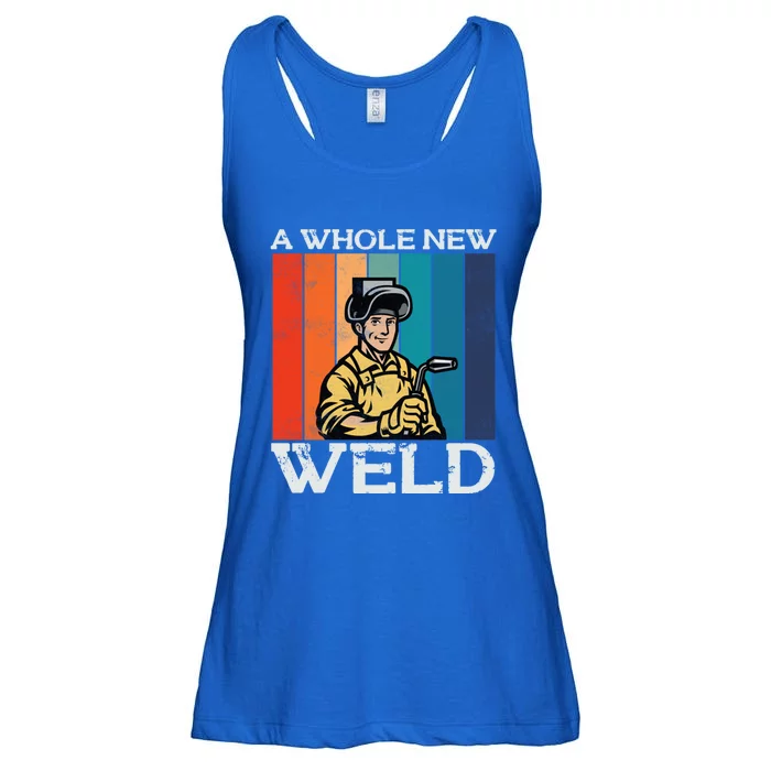 Welder Dad National Welding Month Weld Equipt Welding Gift Ladies Essential Flowy Tank