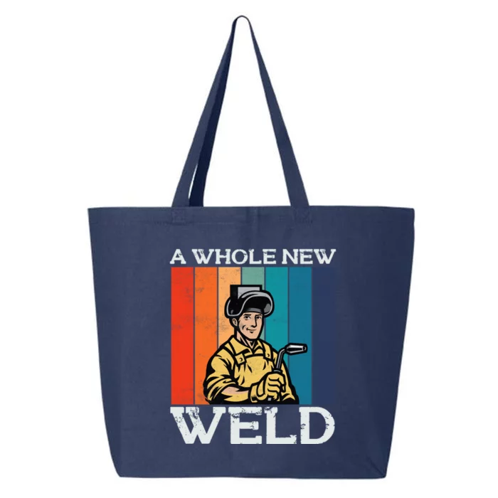 Welder Dad National Welding Month Weld Equipt Welding Gift 25L Jumbo Tote