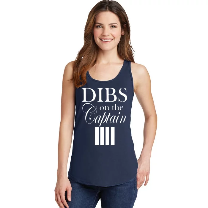 Women Dibs On The Captain Ladies Essential Tank