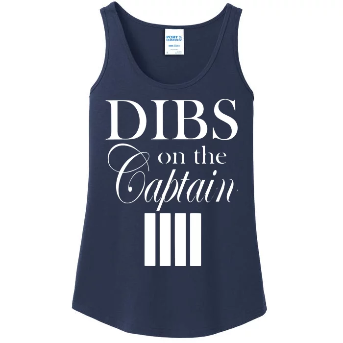 Women Dibs On The Captain Ladies Essential Tank