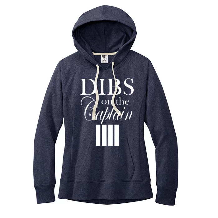 Women Dibs On The Captain Women's Fleece Hoodie