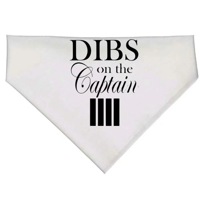 Women Dibs On The Captain USA-Made Doggie Bandana