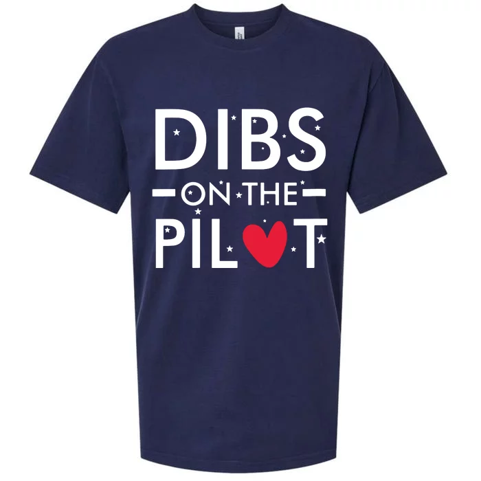 Womens Dibs On The Pilot Sueded Cloud Jersey T-Shirt