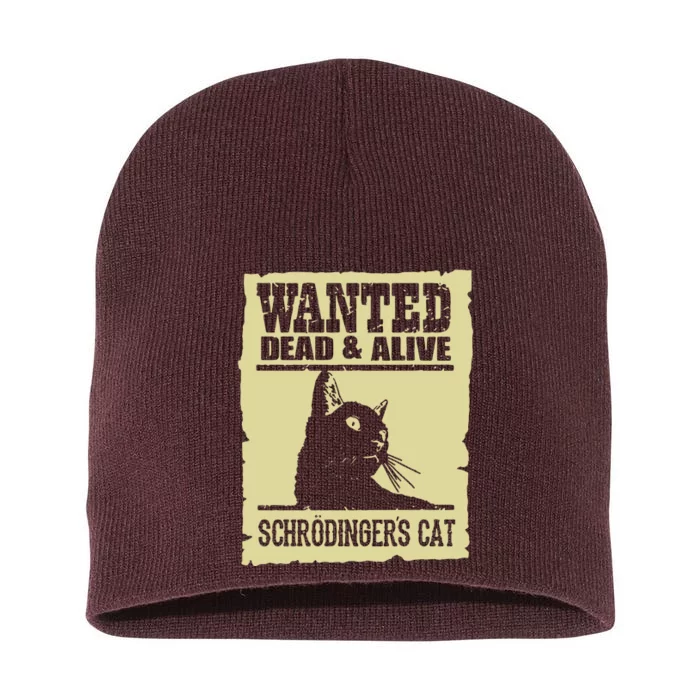 Wanted Dead Or Alive SchrodingerS Cat Short Acrylic Beanie