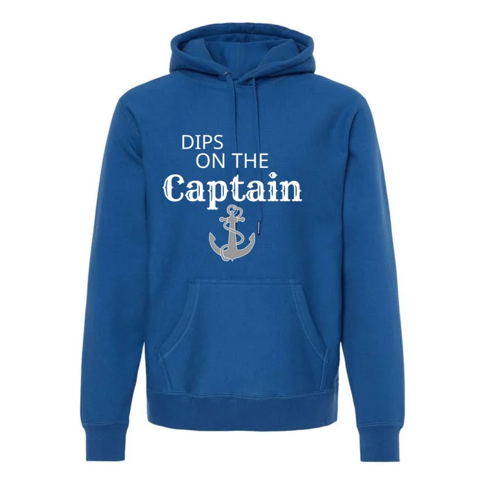 Wife Dibs On The Captain Funny Captain Gift Premium Hoodie