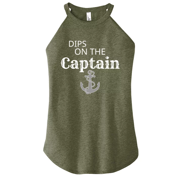 Wife Dibs On The Captain Funny Captain Gift Women’s Perfect Tri Rocker Tank