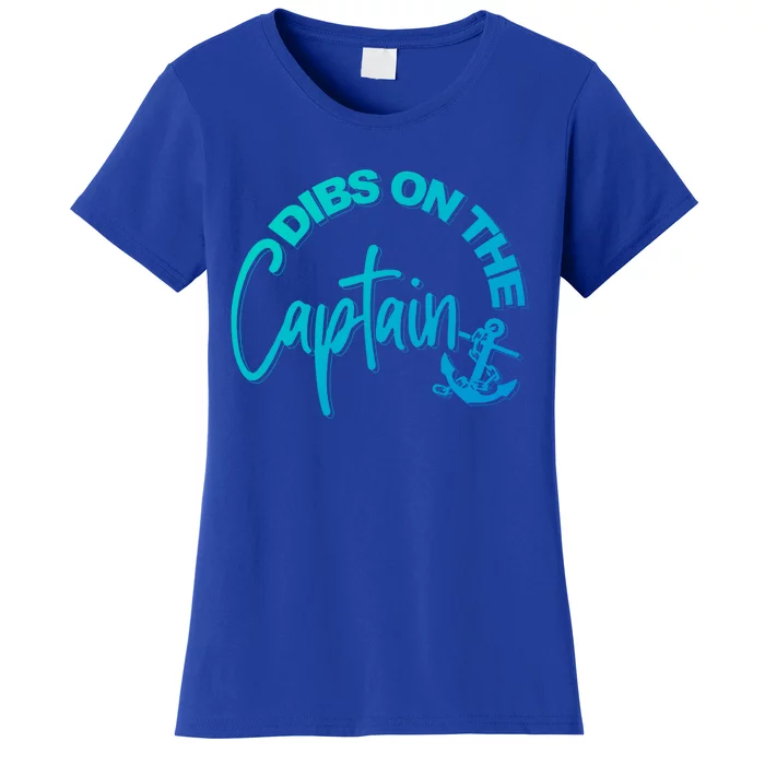 Wife Dibs On The Captain Gift Women's T-Shirt