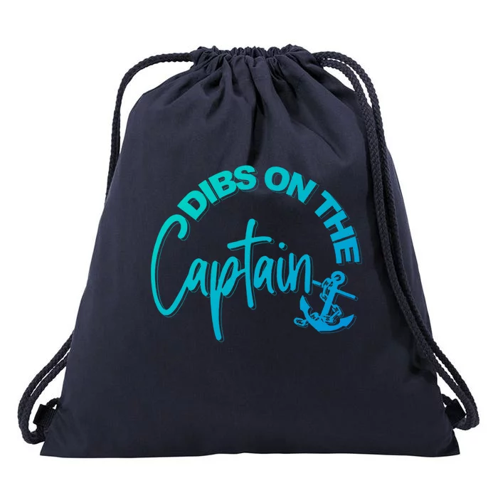 Wife Dibs On The Captain Gift Drawstring Bag