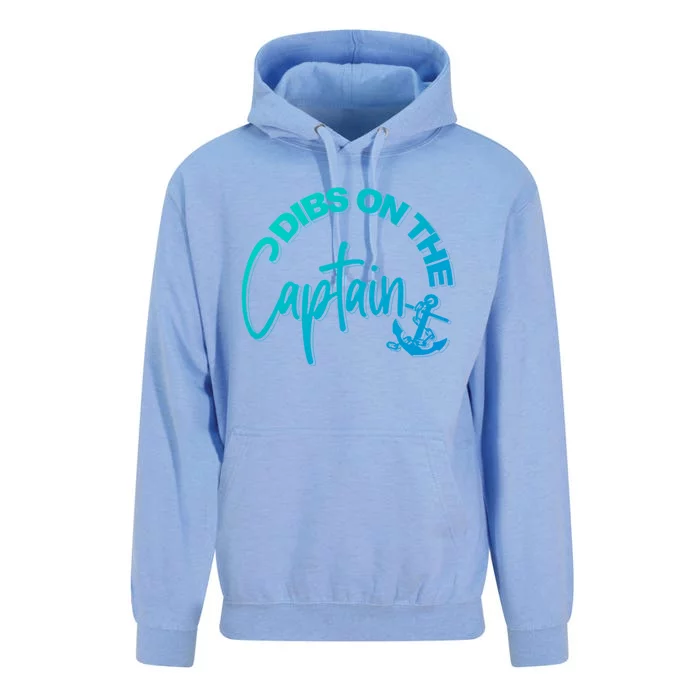 Wife Dibs On The Captain Gift Unisex Surf Hoodie