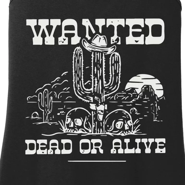 Wanted Dead Or Alive Ladies Essential Tank