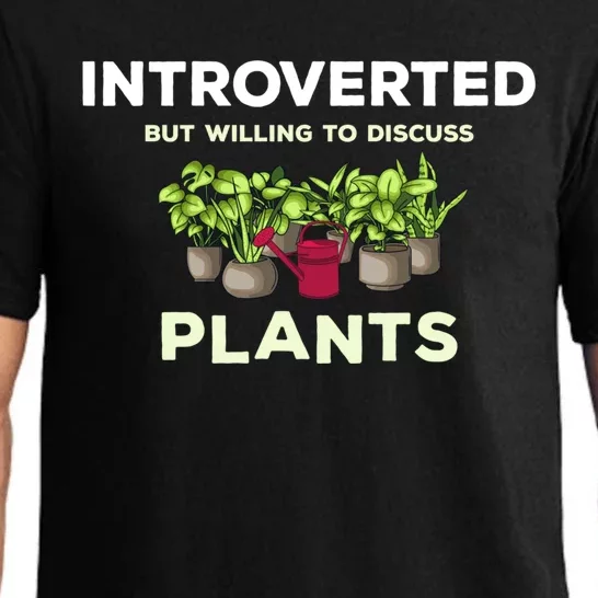 Willing Discuss Plants Lover Gardening Gardener Gift Pajama Set