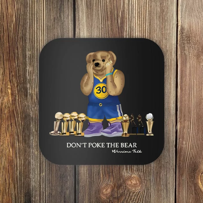 Warriorstalk Dont Poke The Bear Coaster