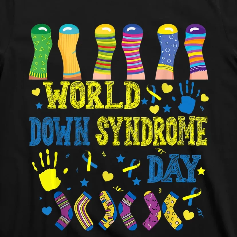 World Down Syndrome Day Awareness Socks 21 March Boy Girl T-Shirt