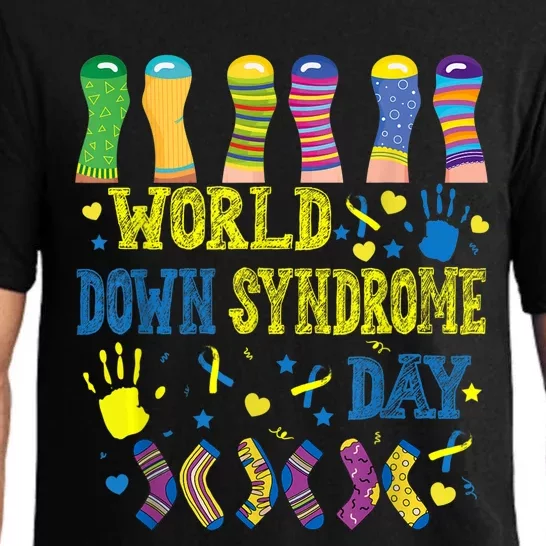 World Down Syndrome Day Awareness Socks 21 March Boy Girl Pajama Set