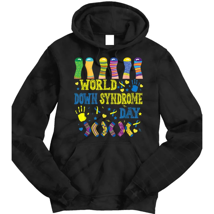 World Down Syndrome Day Awareness Socks 21 March Boy Girl Tie Dye Hoodie