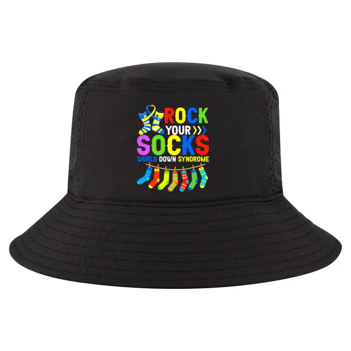 World Down Syndrome Day Awareness Rock Your Socks Cool Comfort Performance Bucket Hat