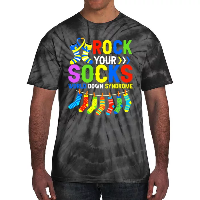 World Down Syndrome Day Awareness Rock Your Socks Tie-Dye T-Shirt