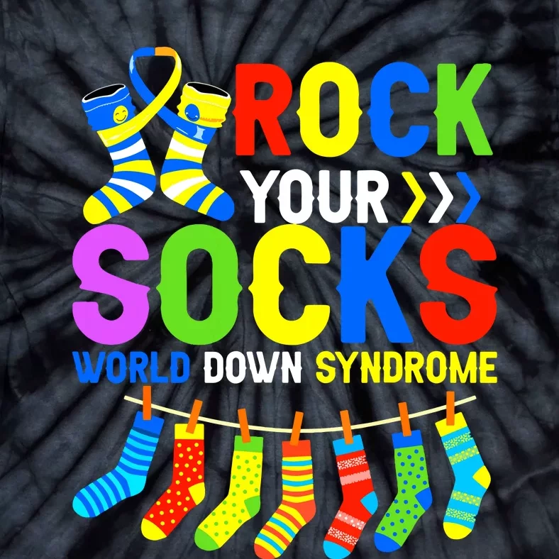 World Down Syndrome Day Awareness Rock Your Socks Tie-Dye T-Shirt