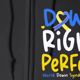 World Down Syndrome Day 321 Awareness Support Full Zip Hoodie