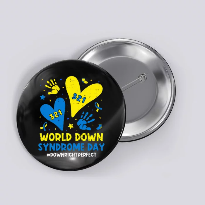 World Down Syndrome Day 321 Awareness Support Button