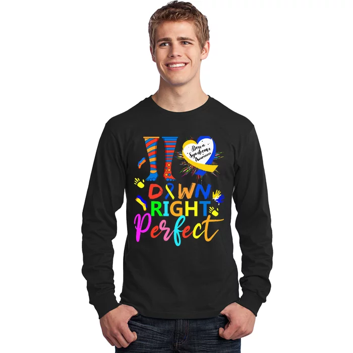 World Down Syndrome Day Rock Your Socks T21 Awareness Long Sleeve Shirt