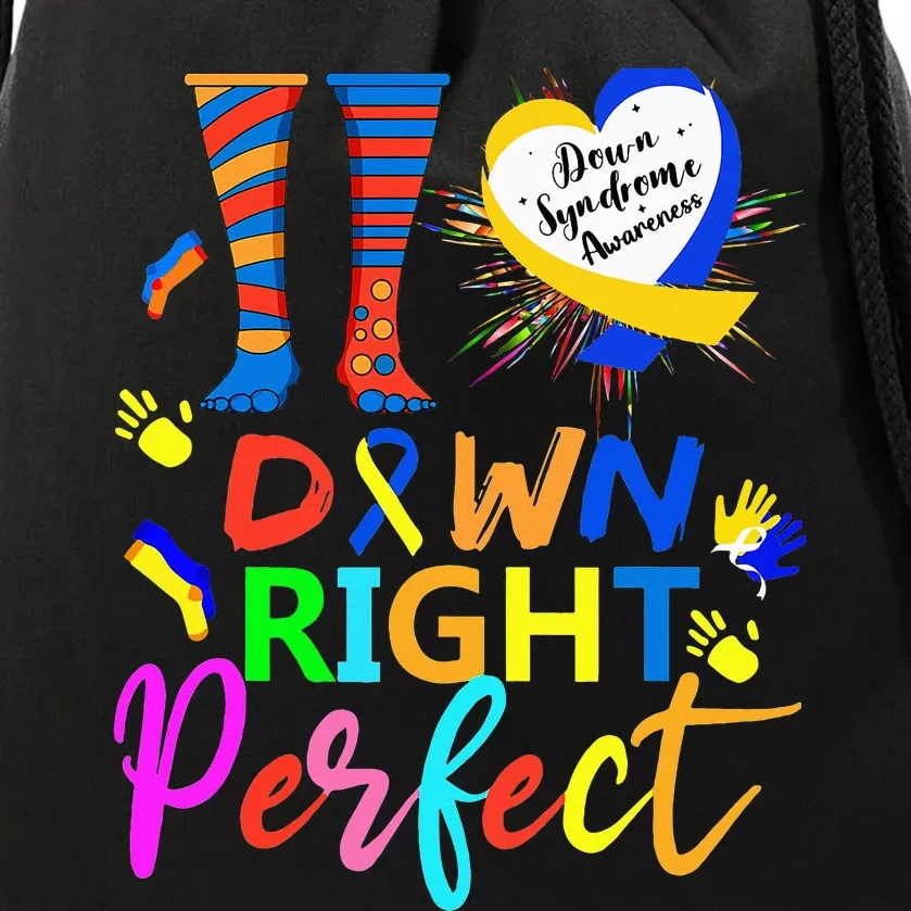 World Down Syndrome Day Rock Your Socks T21 Awareness Drawstring Bag