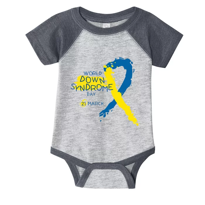 World Down Syndrome Day March 21st Infant Baby Jersey Bodysuit